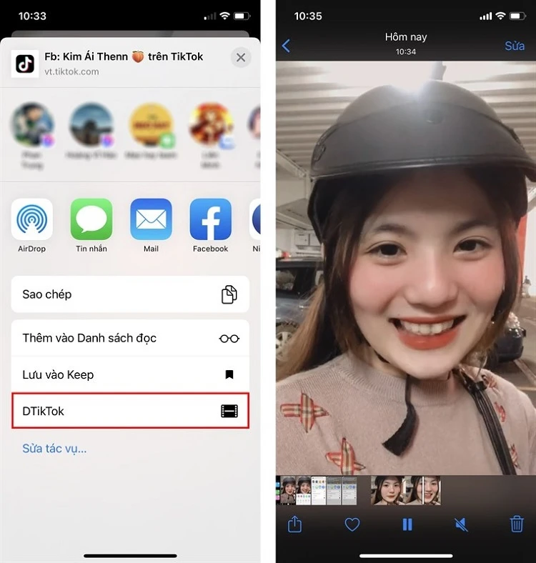 Tải video TikTok không có logo với ứng dụng