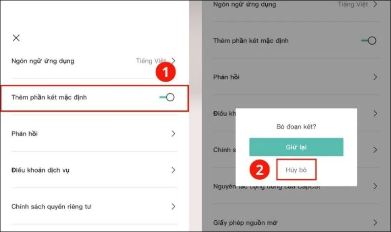 Tải video CapCut không logo