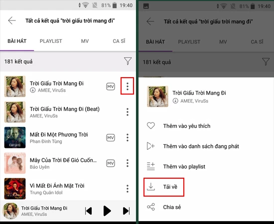 Hướng dẫn tải nhạc từ Zing MP3