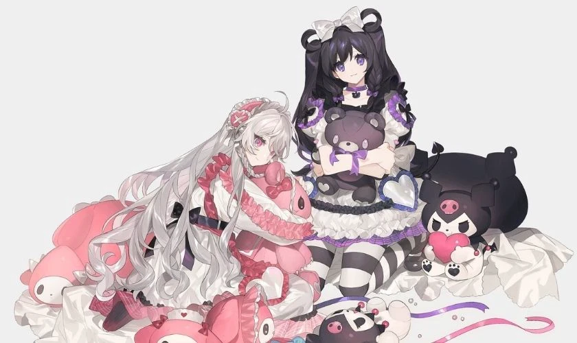 Tổng hợp bộ hình nền Kuromi cute, siêu dễ thương 2024