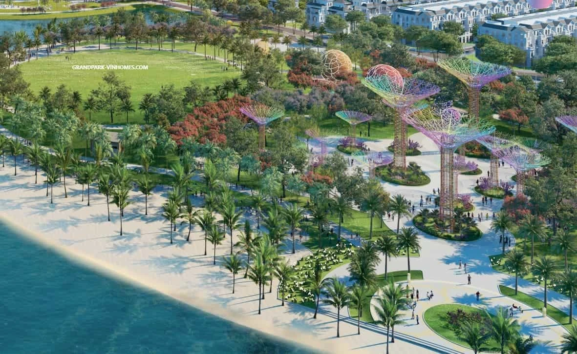 Khám Phá Công Viên Ánh Sáng Tại Vinhomes Grand Park